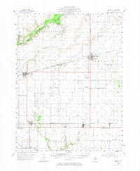 Download a high-resolution, GPS-compatible USGS topo map for Bement, IL (1973 edition)
