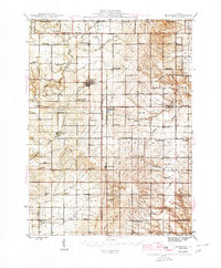 Download a high-resolution, GPS-compatible USGS topo map for Bradford, IL (1945 edition)