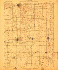 1907 Map of Breese