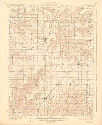 preview thumbnail of historical topo map of Brighton, IL in 1928