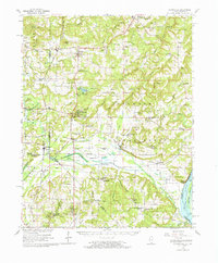 Download a high-resolution, GPS-compatible USGS topo map for Brownfield, IL (1965 edition)