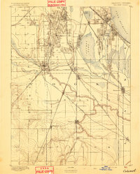 preview thumbnail of historical topo map of Cook County, IL in 1893