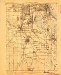 preview thumbnail of historical topo map of Cook County, IL in 1900