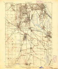 1901 Map of Calumet, 1905 Print
