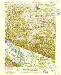 Download a high-resolution, GPS-compatible USGS topo map for Campbell Hill, IL (1953 edition)