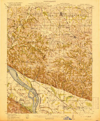 Download a high-resolution, GPS-compatible USGS topo map for Campbell Hill, IL (1918 edition)
