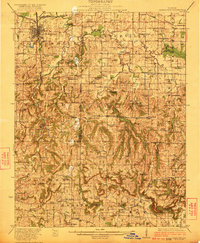 1922 Map of Williamson County, IL