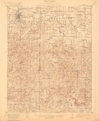 1922 Map of Carbondale