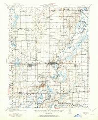 preview thumbnail of historical topo map of Carlyle, IL in 1948