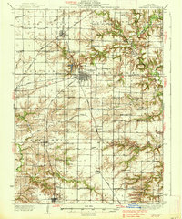 Download a high-resolution, GPS-compatible USGS topo map for Carthage, IL (1937 edition)