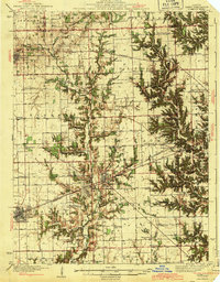 Download a high-resolution, GPS-compatible USGS topo map for Casey, IL (1943 edition)