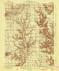 1943 Map of Casey, IL