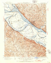 preview thumbnail of historical topo map of Chester, IL in 1947