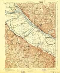 Download a high-resolution, GPS-compatible USGS topo map for Chester, IL (1929 edition)
