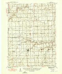 preview thumbnail of historical topo map of Cissna Park, Iroquois County, IL in 1949