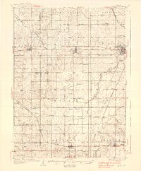 preview thumbnail of historical topo map of DeKalb County, IL in 1937