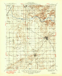 Download a high-resolution, GPS-compatible USGS topo map for Delavan, IL (1949 edition)