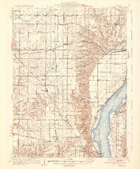 1937 Map of Dunlap