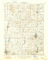 Download a high-resolution, GPS-compatible USGS topo map for Duquoin, IL (1950 edition)
