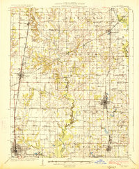 Download a high-resolution, GPS-compatible USGS topo map for Duquoin, IL (1926 edition)