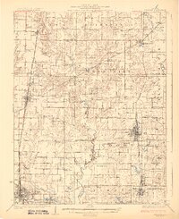 preview thumbnail of historical topo map of Perry County, IL in 1926