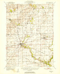 Download a high-resolution, GPS-compatible USGS topo map for Earlville, IL (1952 edition)