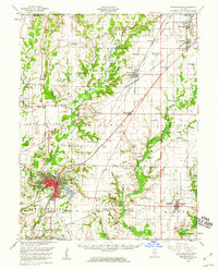 Download a high-resolution, GPS-compatible USGS topo map for Edwardsville, IL (1960 edition)