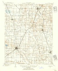 1905 Map of Eldorado, 1954 Print
