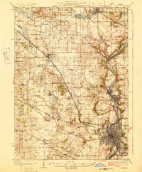 1925 Map of Elgin