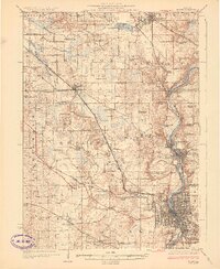 1925 Map of Elgin