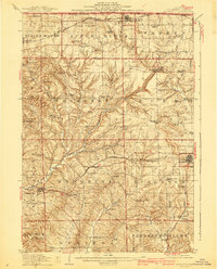 Download a high-resolution, GPS-compatible USGS topo map for Elizabeth, IL (1940 edition)