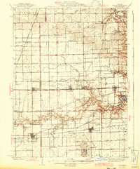 1943 Map of Fithian, IL