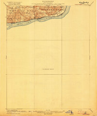 1916 Map of Fords Ferry