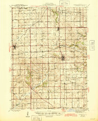 Download a high-resolution, GPS-compatible USGS topo map for Forreston, IL (1945 edition)