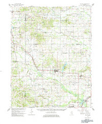Download a high-resolution, GPS-compatible USGS topo map for Galatia, IL (1984 edition)
