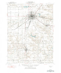 1925 Map of Galesburg, 1984 Print
