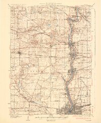 preview thumbnail of historical topo map of Geneva, IL in 1932