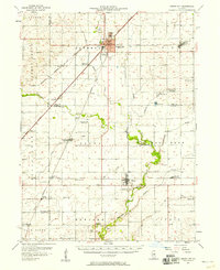 Download a high-resolution, GPS-compatible USGS topo map for Gibson City, IL (1958 edition)