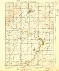 1928 Map of Gibson City