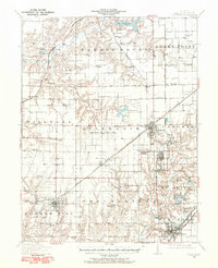 1912 Map of Gillespie, 1971 Print