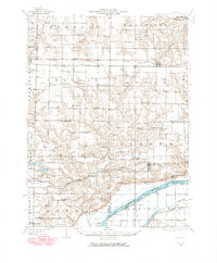 1948 Map of Glasford, IL, 1965 Print