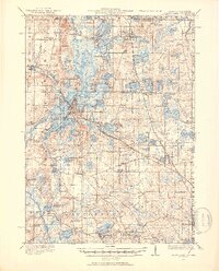 1920 Map of Grays Lake, 1953 Print