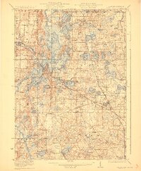 1923 Map of Grays Lake