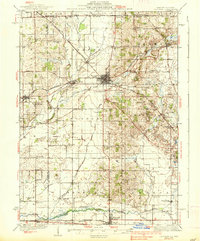 Download a high-resolution, GPS-compatible USGS topo map for Harvard, IL (1937 edition)