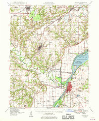 preview thumbnail of historical topo map of Havana, IL in 1949