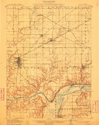 preview thumbnail of historical topo map of Hennepin, IL in 1911