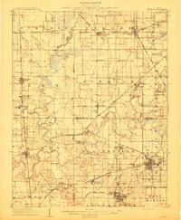 1910 Map of Herrin