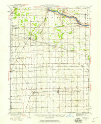 1923 Map of Herscher, IL, 1959 Print