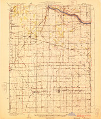 preview thumbnail of historical topo map of Herscher, IL in 1925