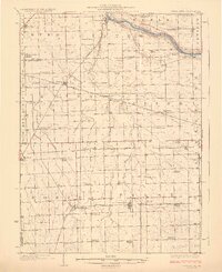 preview thumbnail of historical topo map of Herscher, IL in 1925